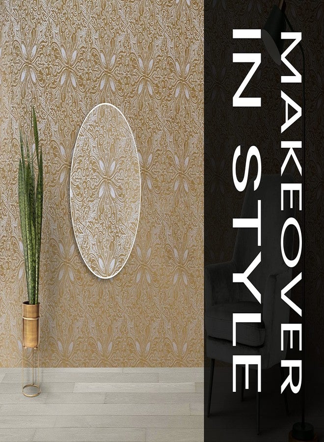 PIXELPACE Self Adhesive Peel Stick 45 x 304 cm Waterproof Abstract Flower Wallpaper for Living Room Hall Bedroom Decoration PVC Vinyl DIY Wall Stickers, Count of (1, Modern Style-4) - Image 3